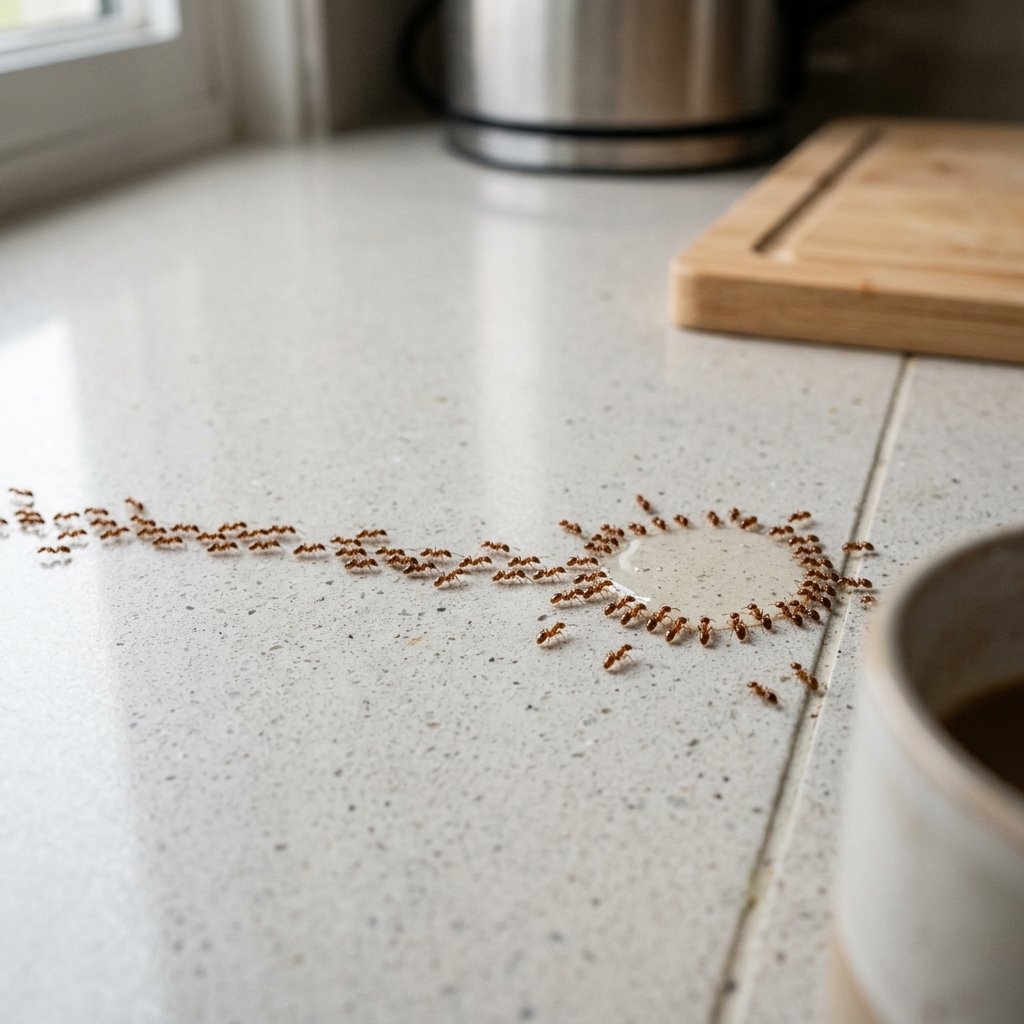 Stopping Ghost Ants: Tracking Kitchen Sugar Trails