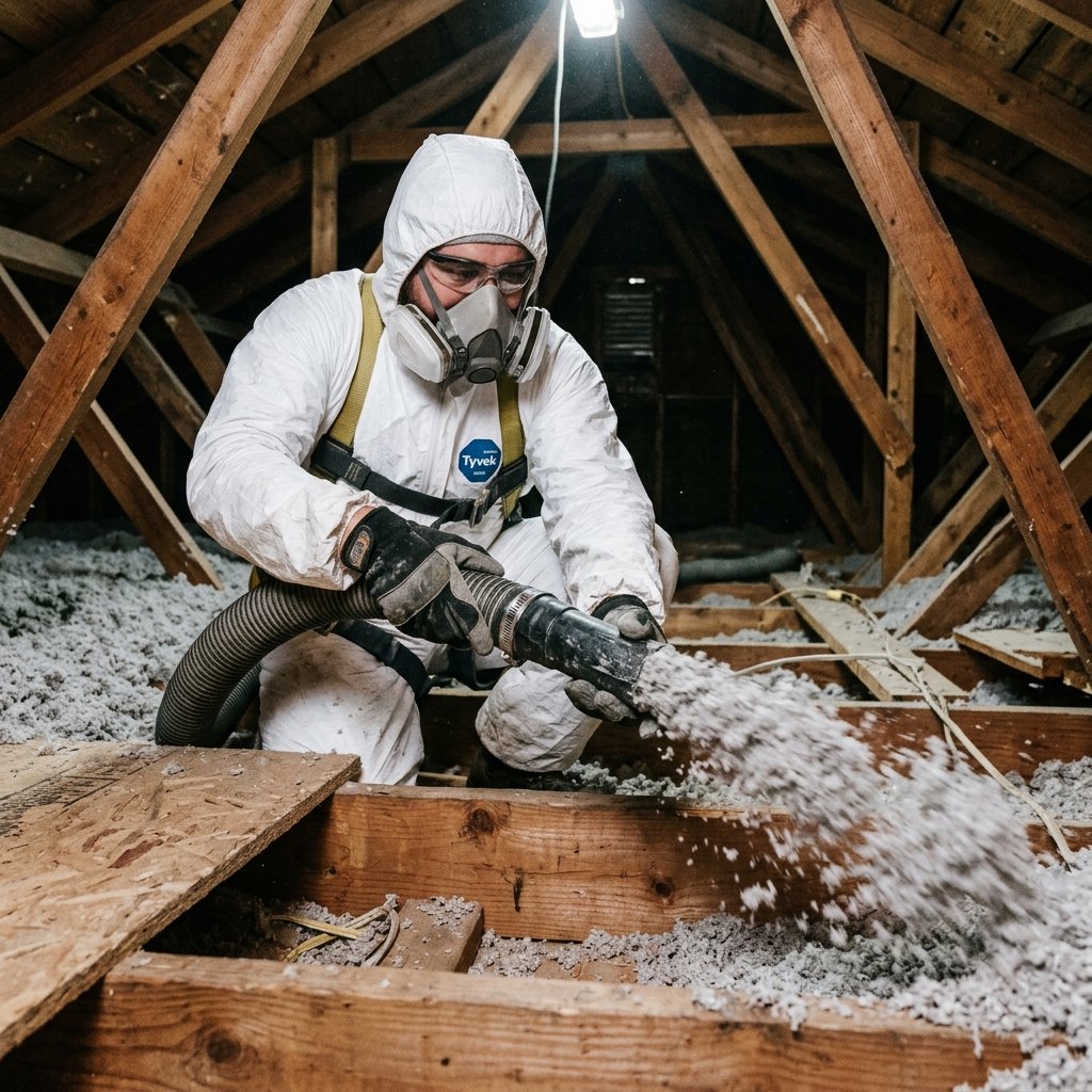 Boric Acid Cellulose Attic Insulation: TAP Protective Shields